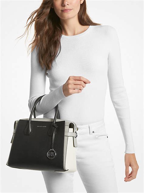 michael kors mercer belted satchel.